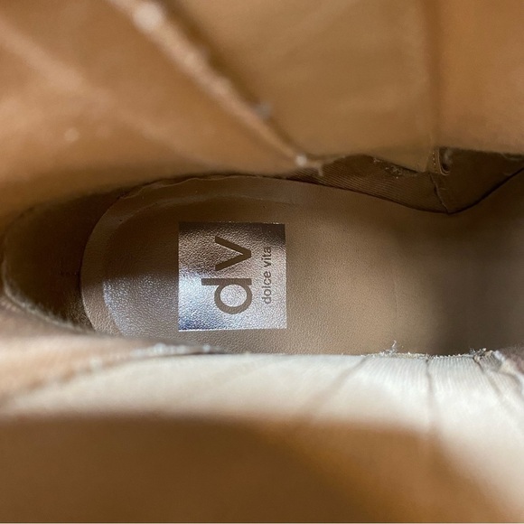 DV by Dolce Vita Nilano Light Brown Harness Heeled Bootie 9 1/2 - Picture 12 of 14